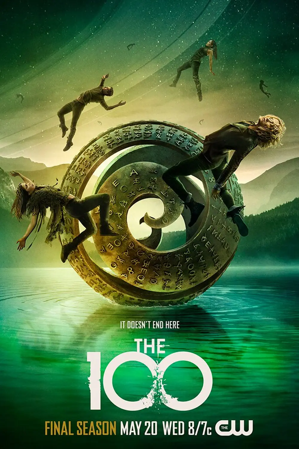 The 100 banner